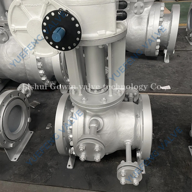Top Entry Ball Valve Ring Type Backpressure Coker Ball Valve Solenoid Control Valve