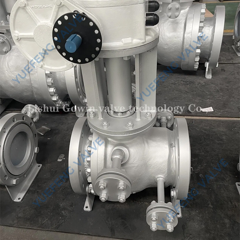 Top Entry Ball Valve Ring Type Backpressure Coker Ball Valve Solenoid Control Valve