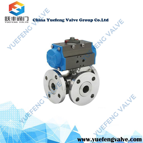 Big Size 3-Way T Type Ball Valve