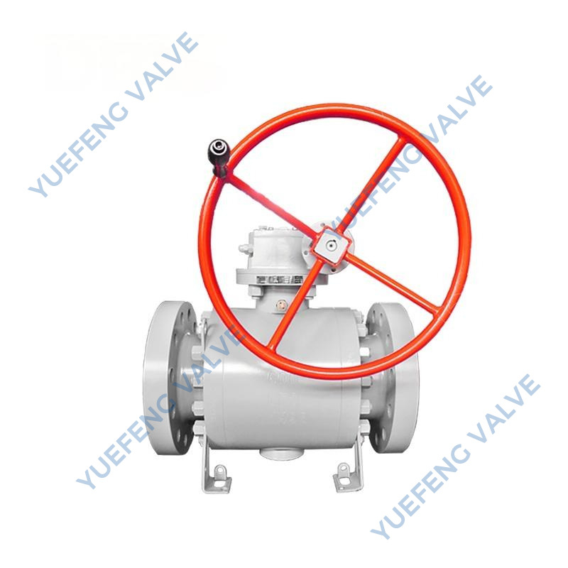 600# 3-Piece Flanged Forged Steel Trunnion Mounted Ball Valve