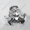 Flanged Y-Port 3-Way Stainless Steel Ball Valve
