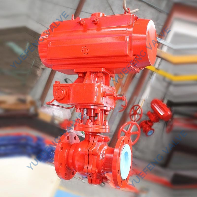 Pneumatic Actuated Cryogenic Ball Valve