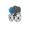 Big Size 3-Way T Type Ball Valve