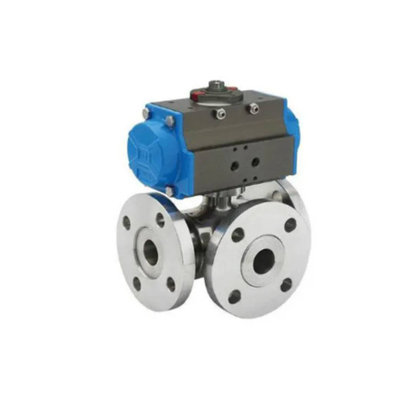 Big Size 3-Way T Type Ball Valve
