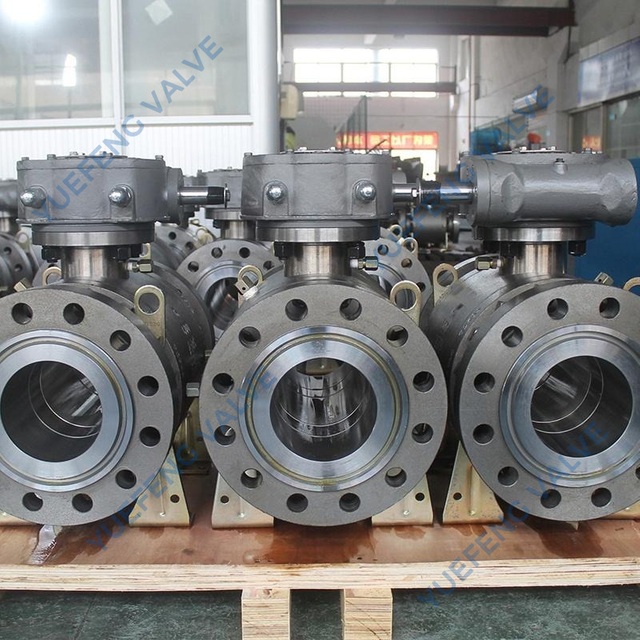 600# 3-Piece Flanged Forged Steel Trunnion Mounted Ball Valve