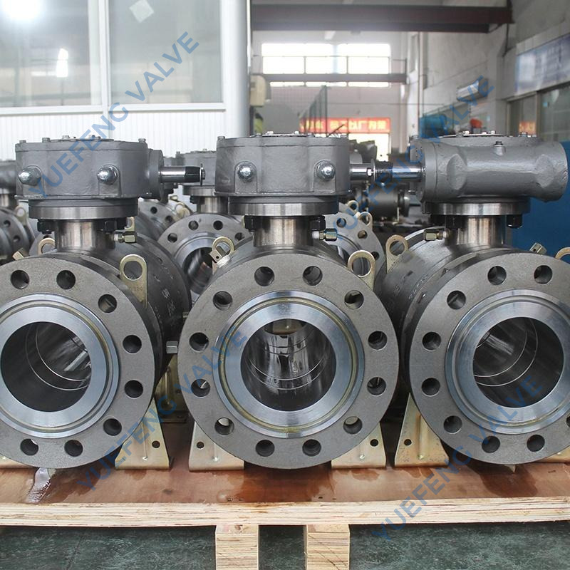 600# 3-Piece Flanged Forged Steel Trunnion Mounted Ball Valve