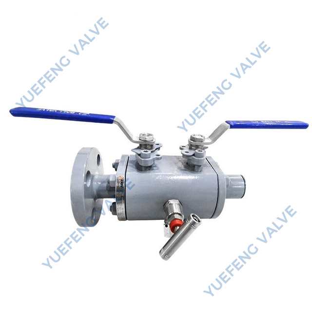 3-Piece Double Block and Bleed (DBB) Ball Valve