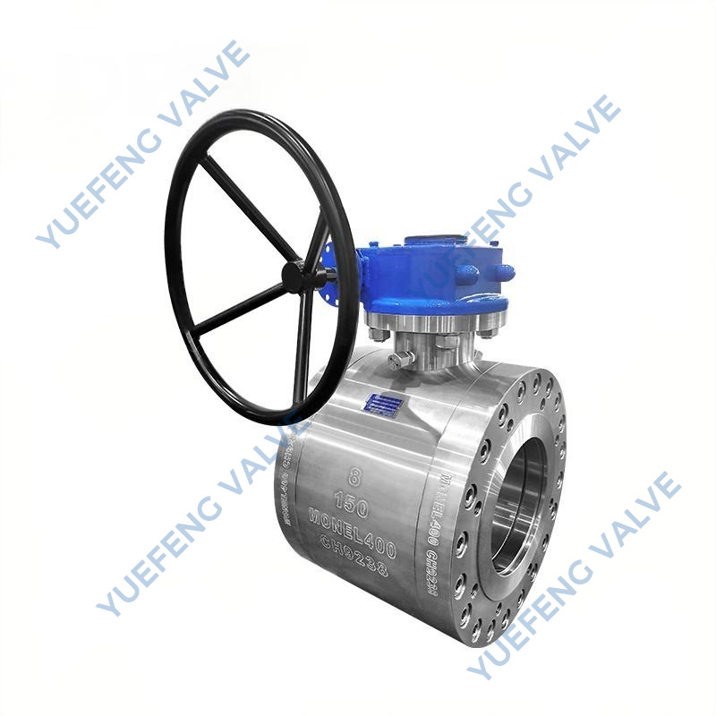 Monel® Wafer Style Trunnion Mounted Ball Valve