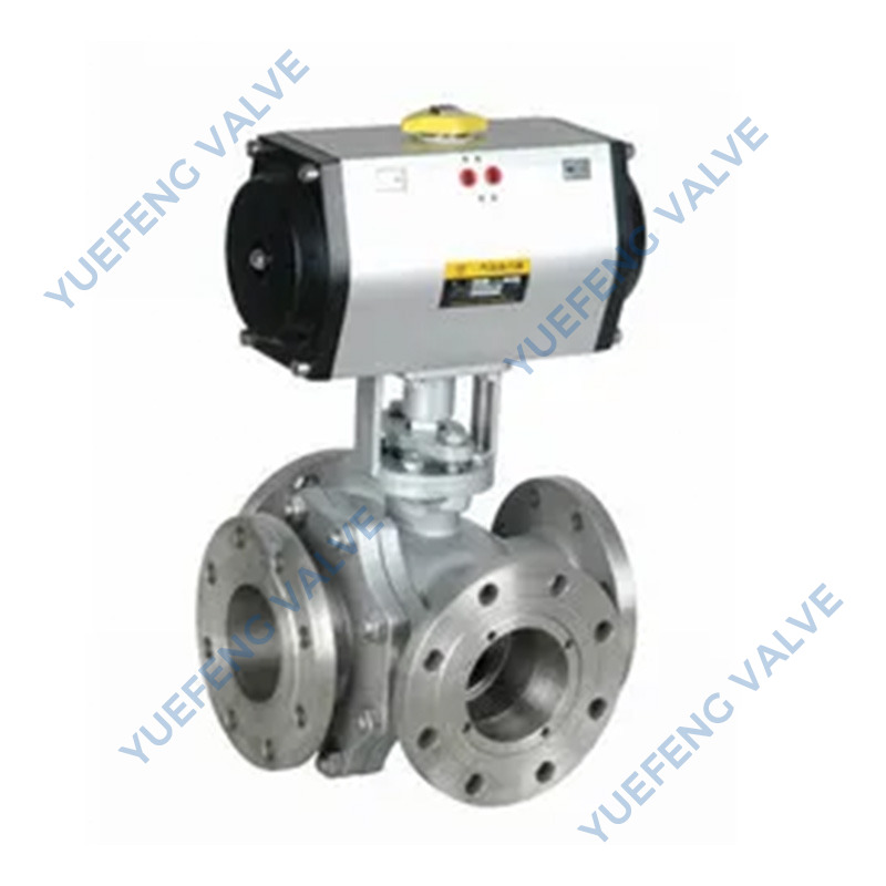 Big Size 3-Way T Type Ball Valve