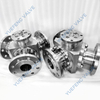 Flanged Y-Port 3-Way Stainless Steel Ball Valve