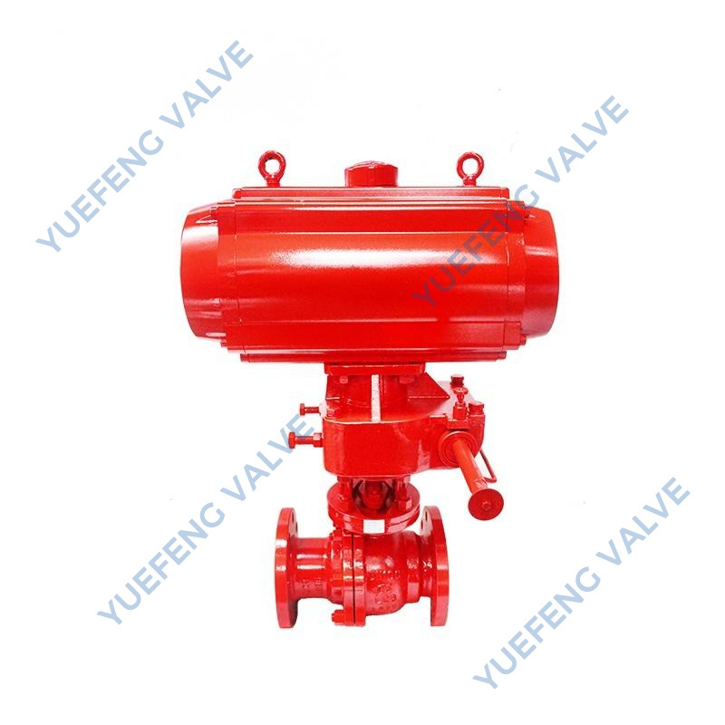 Pneumatic Actuated Cryogenic Ball Valve