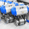 Pneumatic Actuated Stainless Steel Floating Ball Valve