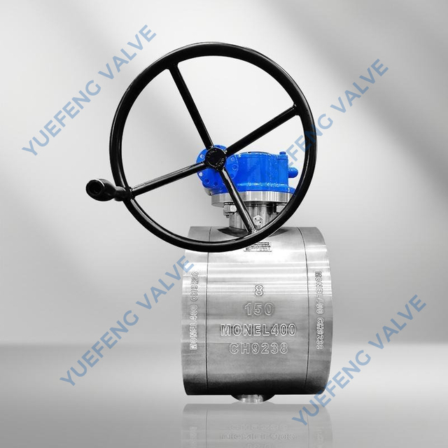 Monel® Wafer Style Trunnion Mounted Ball Valve