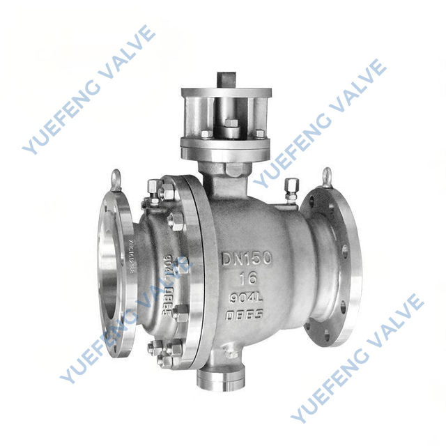 Stainless Steel 904L Full Port Trunnion Mounted Ball Valve