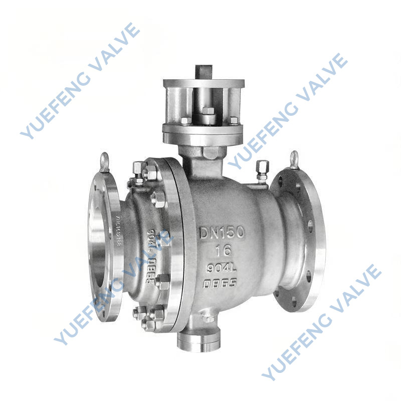Stainless Steel 904L Full Port Trunnion Mounted Ball Valve