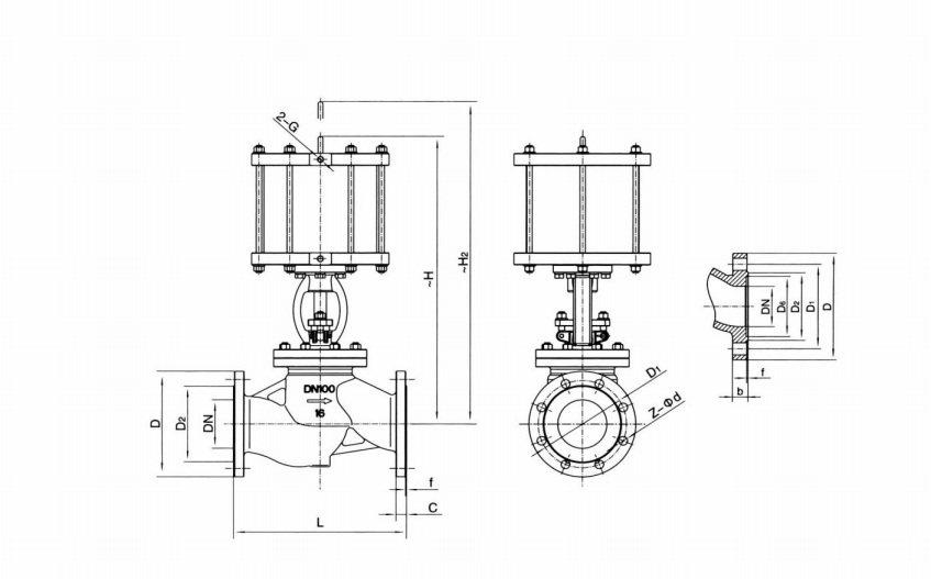 Compact Pneumatic Globe Valve Series