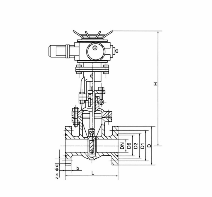 Reliable Electric Gate Valve Reliable Electric Gate Valve