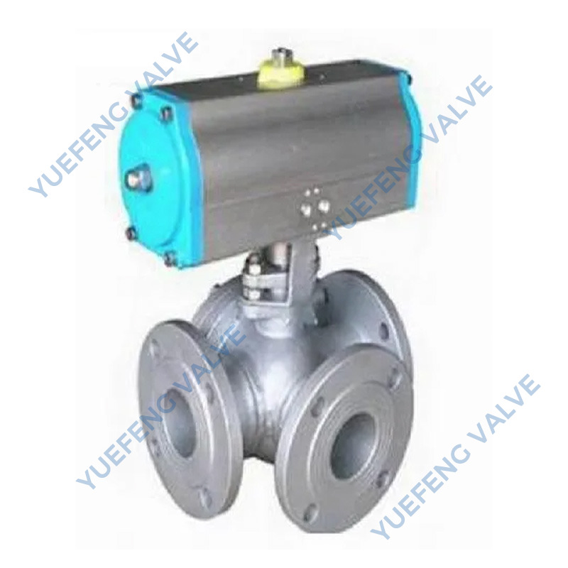 Big Size 3-Way T Type Ball Valve