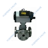 Double Acting Pneumatic Actuator 3-Way Ball Valve Solenoid Valve