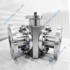 Flanged Y-Port 3-Way Stainless Steel Ball Valve