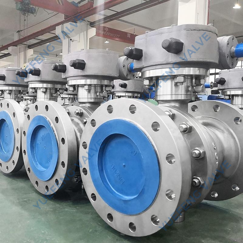 Reduced Bore Trunnion Mounted Stainless Steel Ball Valve