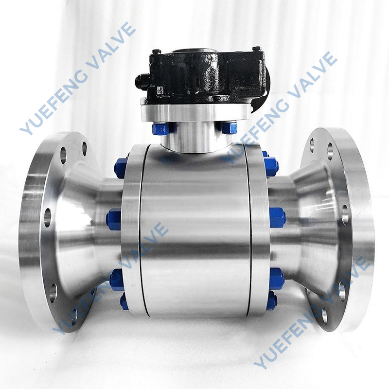 F51 Duplex Stainless Steel Reduced Bore (RB) Forged Trunnion Mounted Ball Valve