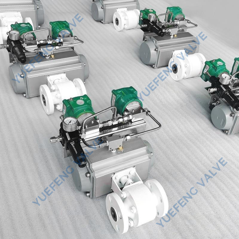 Pneumatic Actuated Carbon Steel Floating Ball Valve