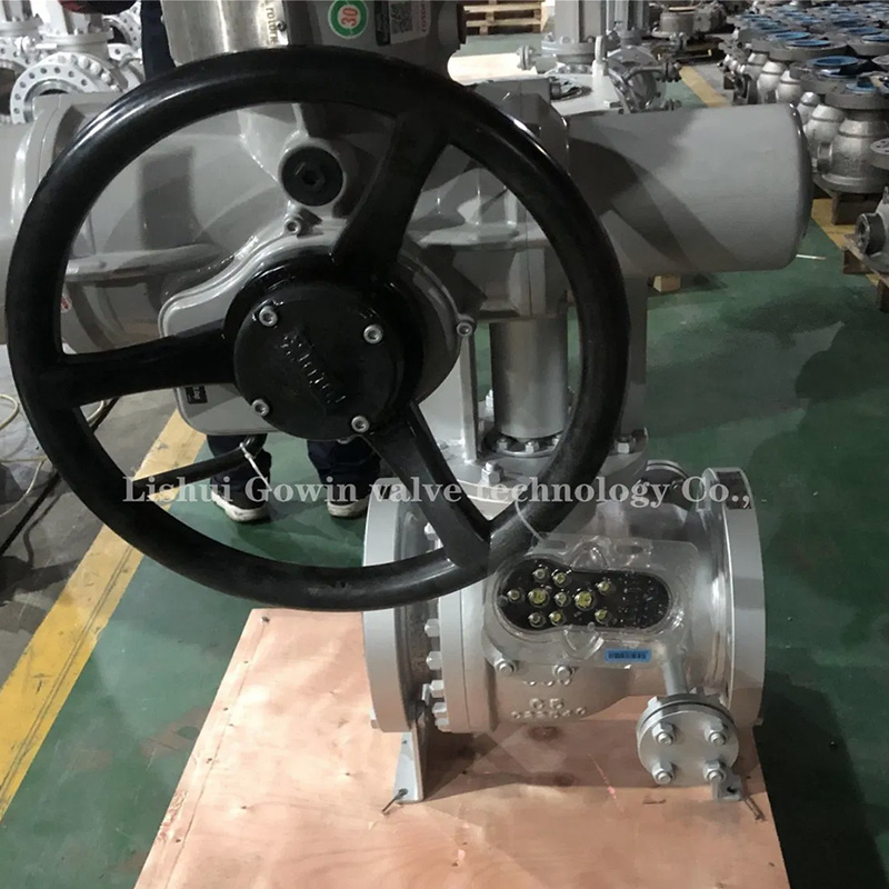 Top Entry Ball Valve Ring Type Backpressure Coker Ball Valve Solenoid Control Valve