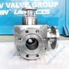 Stainless Steel Flanged 3-Way Ball Valve