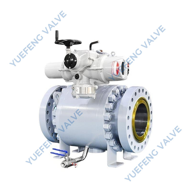 Electric Actuated High-Pressure Forged Steel Trunnion Mounted Ball Valve