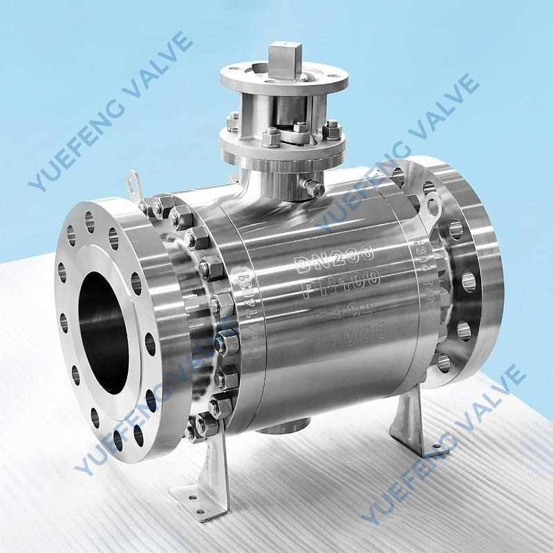 Stainless Steel Flanged Trunnion Mounted Ball Valve