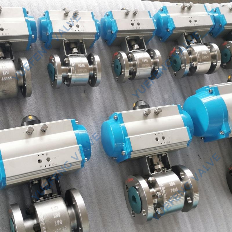 Pneumatic Actuated Carbon Steel Floating Ball Valve