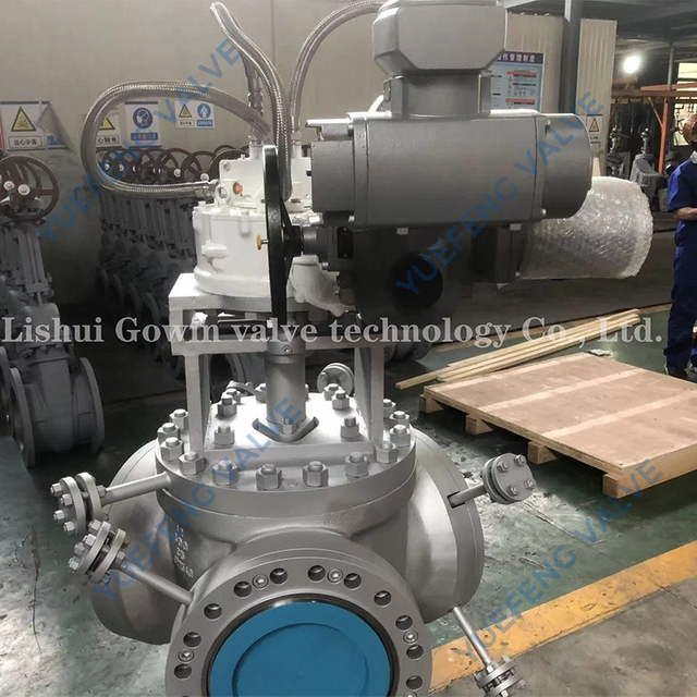Flange Turbine ElectricManual 4-Way3-Way Switch Coker Ball Valves