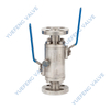 C95800 DN15-DN250 Lever Aluminum Bronze Forged Floating Ball Valve Control Valve