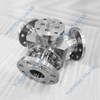 Flanged Y-Port 3-Way Stainless Steel Ball Valve