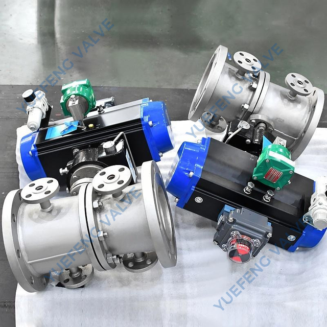 Pneumatic Actuated Reduced Bore Jacketed Ball Valve