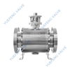 Stainless Steel Flanged Trunnion Mounted Ball Valve