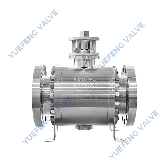 Stainless Steel Flanged Trunnion Mounted Ball Valve