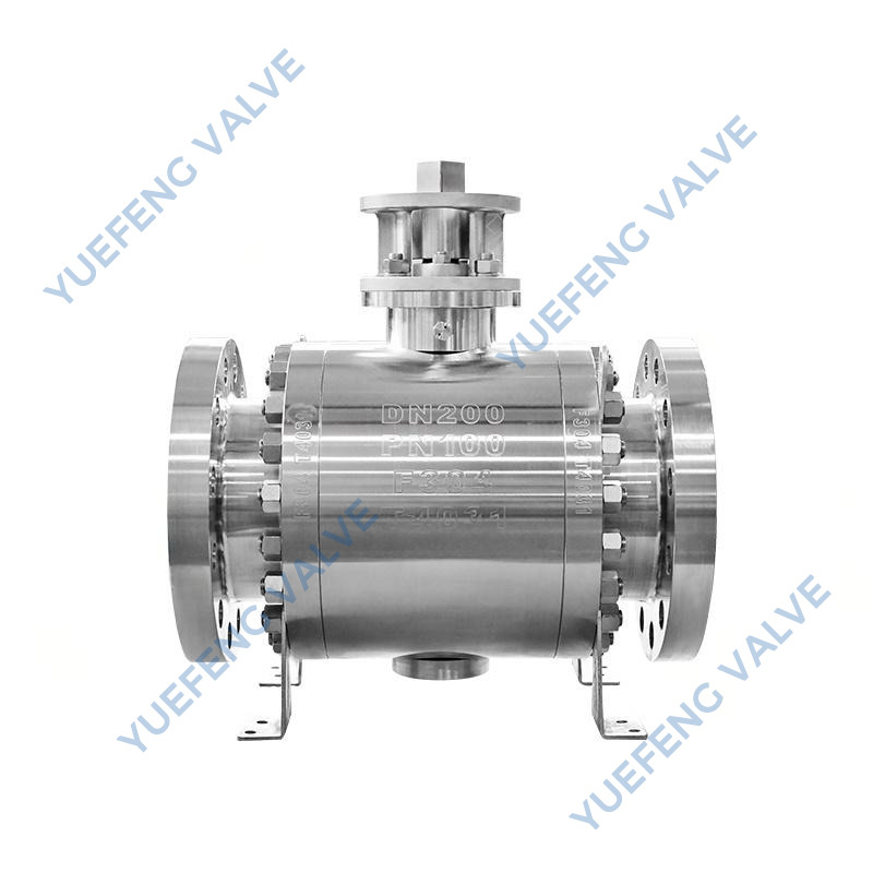 Stainless Steel Flanged Trunnion Mounted Ball Valve