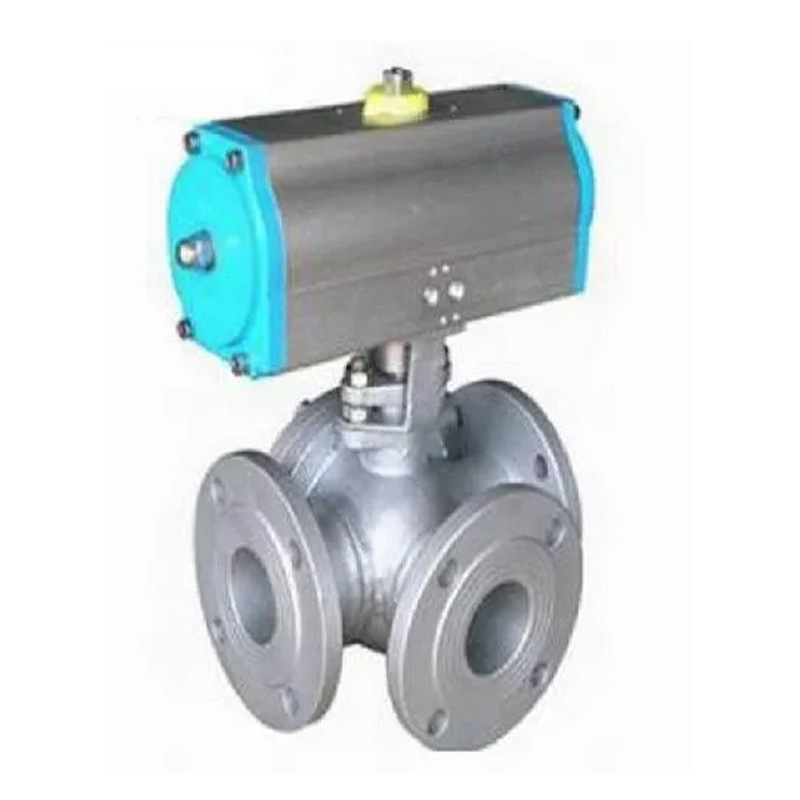 Big Size 3-Way T Type Ball Valve