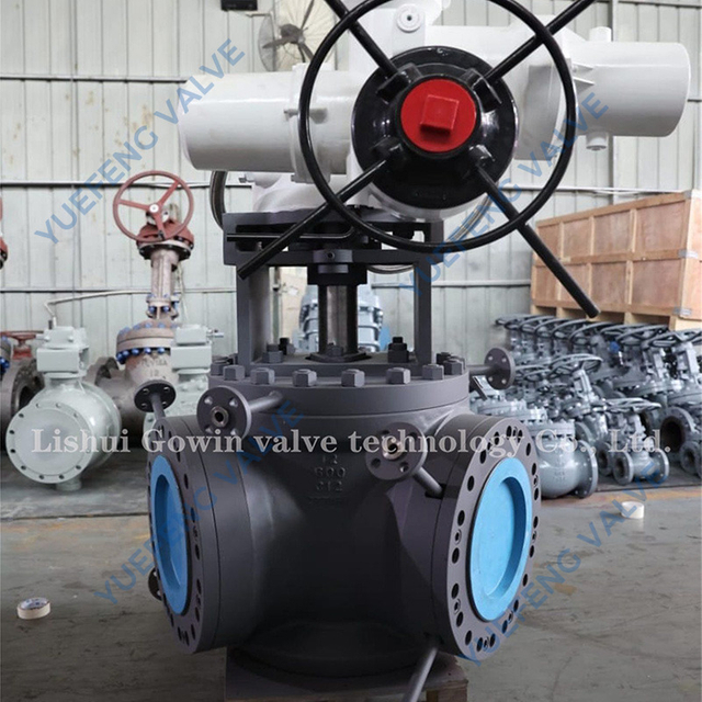 Flange Turbine ElectricManual 4-Way3-Way Switch Coker Ball Valves