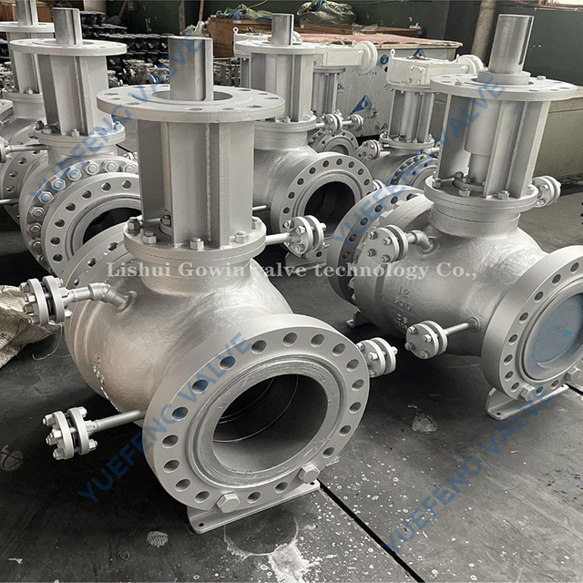 Ring Type Backpressure Coker Ball Valve Solenoid Control Valve