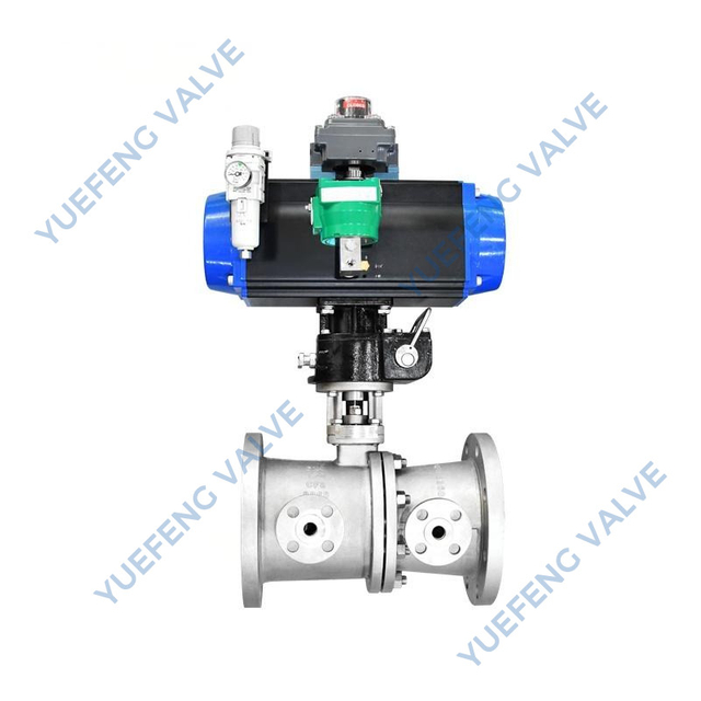 Pneumatic Actuated Reduced Bore Jacketed Ball Valve