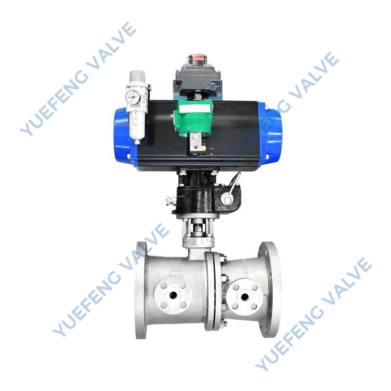 Pneumatic Actuated Reduced Bore Jacketed Ball Valve