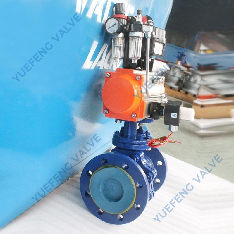 Pneumatic Actuated Flanged Floating Ball Valve