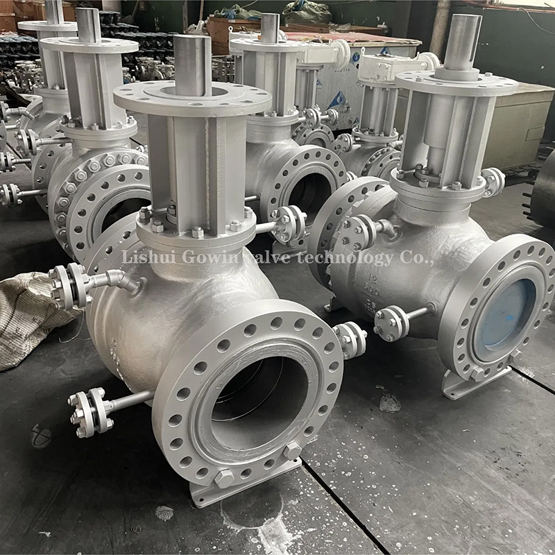 Top Entry Ball Valve Ring Type Backpressure Coker Ball Valve Solenoid Control Valve