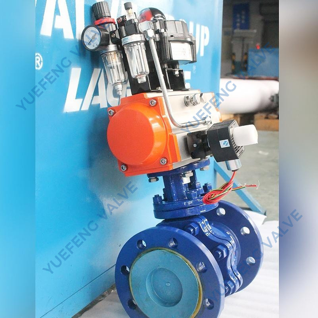  Pneumatic Actuated 2-Piece Cast Carbon Steel Floating Ball Valve