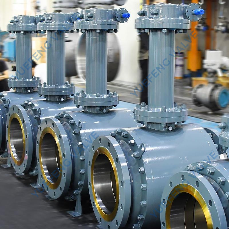Extended Stem Cryogenic Trunnion Mounted Ball Valve