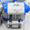 Pneumatic Actuated Stainless Steel Floating Ball Valve