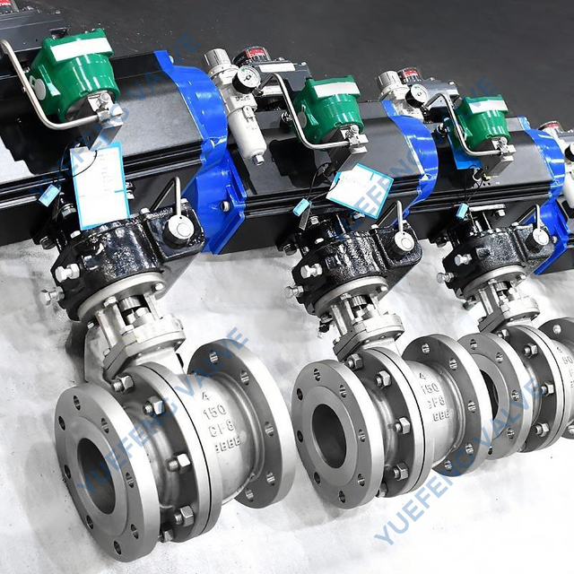 Pneumatic Actuated Flanged Floating Ball Valve